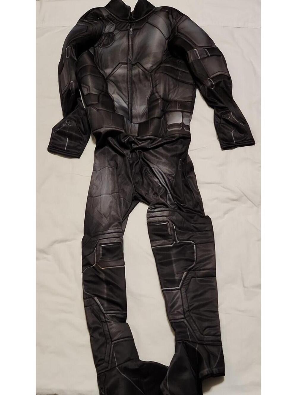Black Spiderman Halloween Costume Boy's Large 12  Marvel Far From Home Muscular